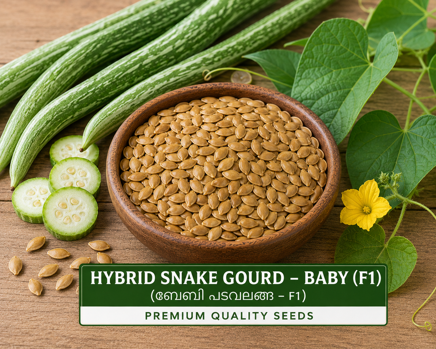 Hybrid Snake Gourd – Baby (F1)