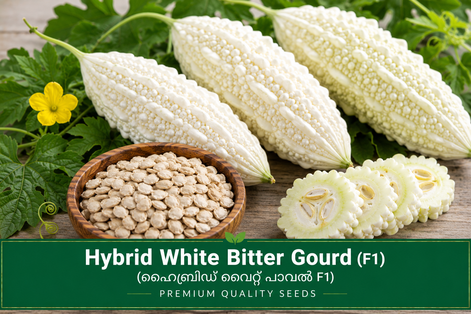 Hybrid White Bitter Gourd (F1)