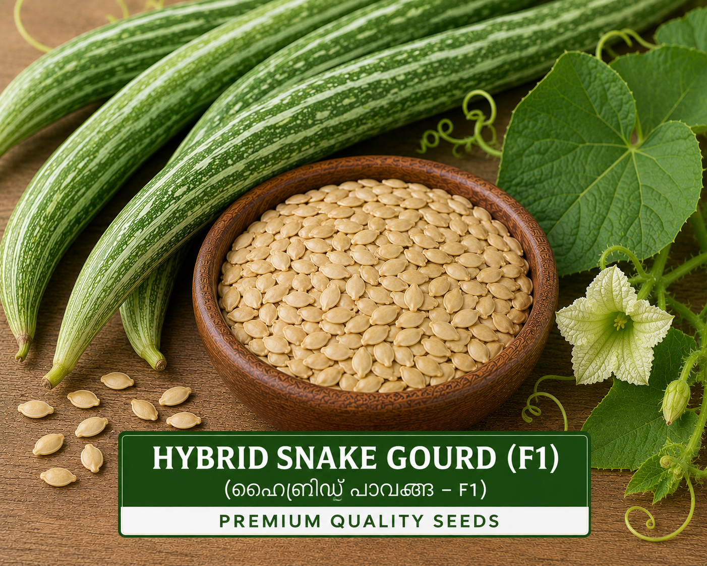 Hybrid Snake Gourd (F1)