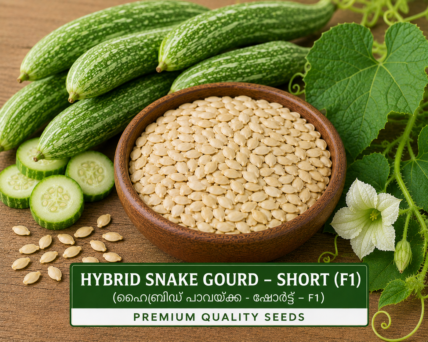 Hybrid Snake Gourd – Short (F1)