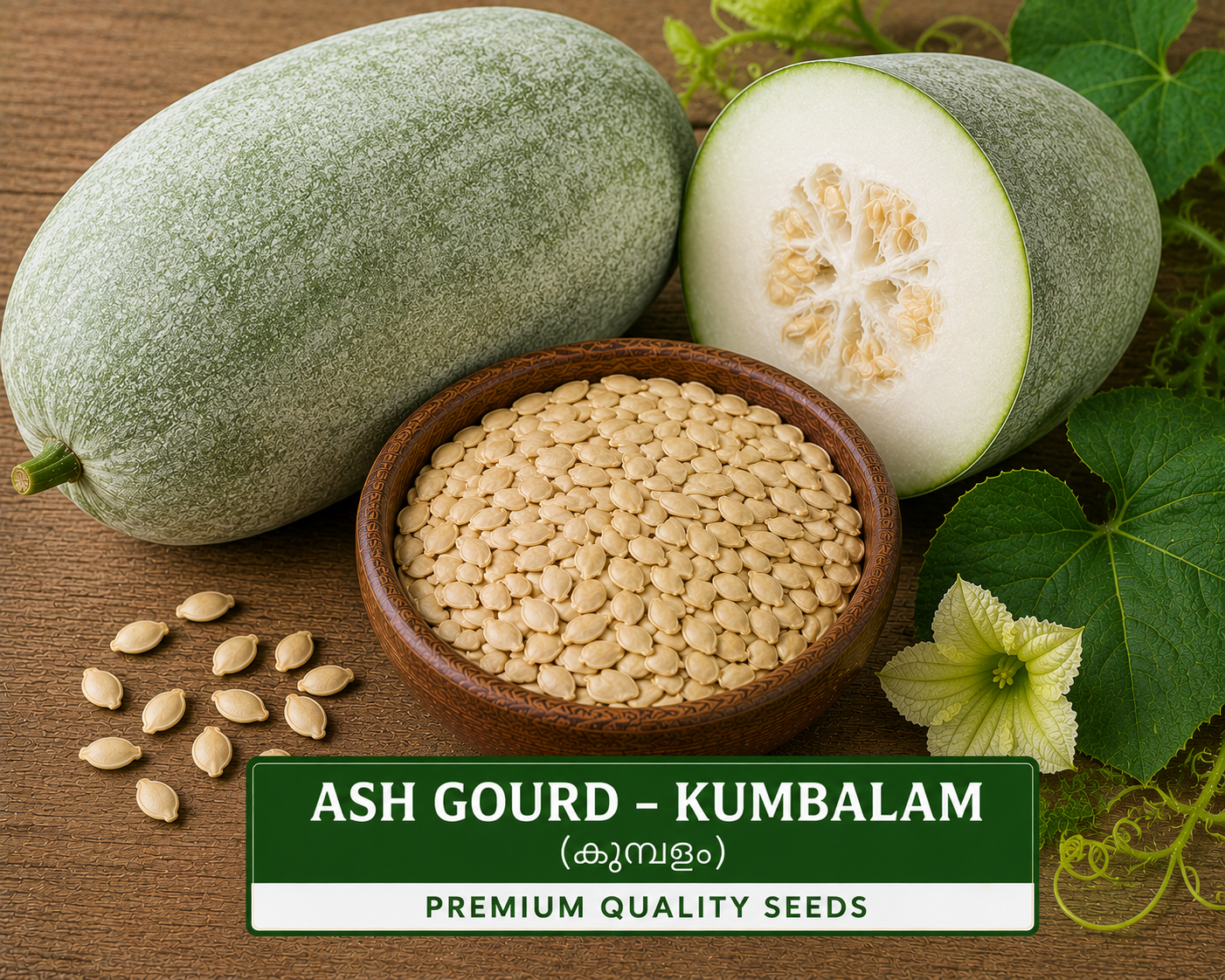 Ash Gourd – Kumbalam (കുമ്പളം)